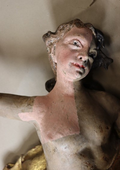 Restaurování soch z oltáře Ecce Homo